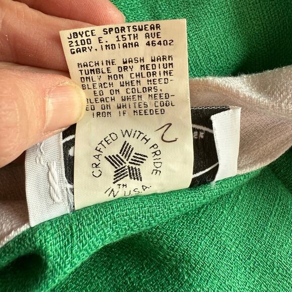 New Joyce Sportswear Vtg Women's 10 Kelly Green Colorblock Sport Anorak Jacket - Picture 10 of 11